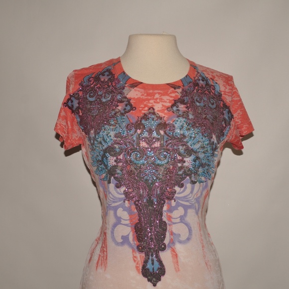 Angels & Diamonds L Soft Tee Short Sleeve 2269 - Picture 3 of 7